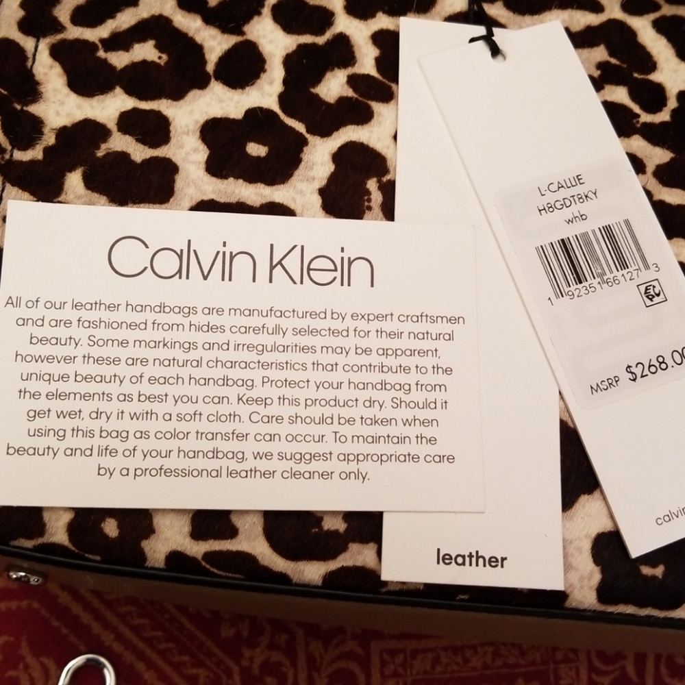 Calvin Klein Leopard Print Satchel - image 4